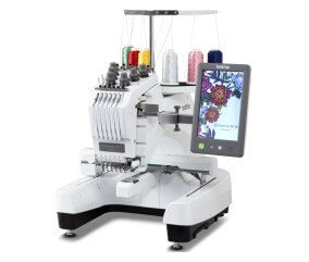 Machine à Broder Semi-Professionnelle Brother PR680W - Machine à broder 6 aiguilles - Blanc - vue 3