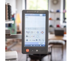 Machine à Broder Semi-Professionnelle Brother PR1060W - Machine à broder 10 aiguilles - Blanc - vue 8