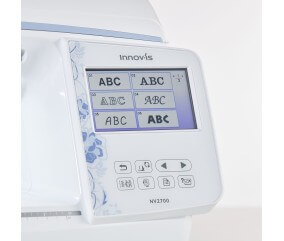 Écran tactile couleur 12,5 cm de la Brother NV2700 : 13 polices de broderie