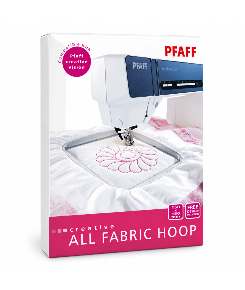 Cercle à broder All Fabric Hoop II Pfaff creative 150 x 150 mm - 820889096