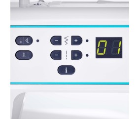 Machine à coudre PFAFF Smarter 260c - écran LED et sélection directe du point