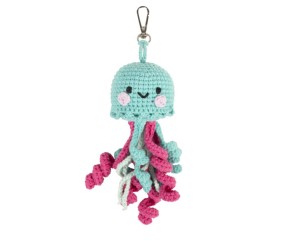 Kit amigurumi porte-clé Zoé la méduse DMC - amigurumi terminé