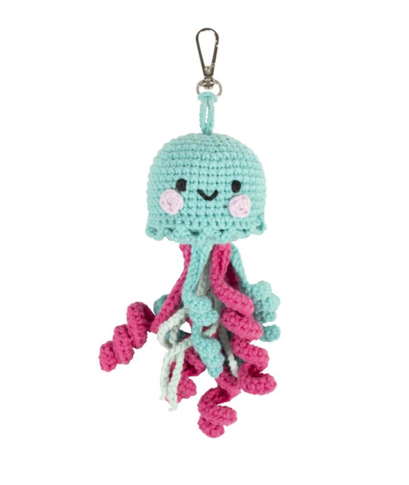Kit amigurumi porte-clé Zoé la méduse DMC - amigurumi terminé