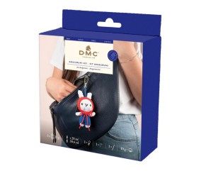 Kit amigurumi porte-clé Milo le lapin DMC - boîte du kit