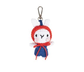 Kit amigurumi porte-clé Milo le lapin DMC - amigurumi terminé