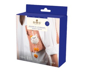 Kit amigurumi porte-clé Olivier le chat DMC - boîte du kit