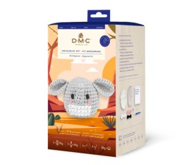 Kit amigurumi Eliott l'éléphant DMC - boîte du kit