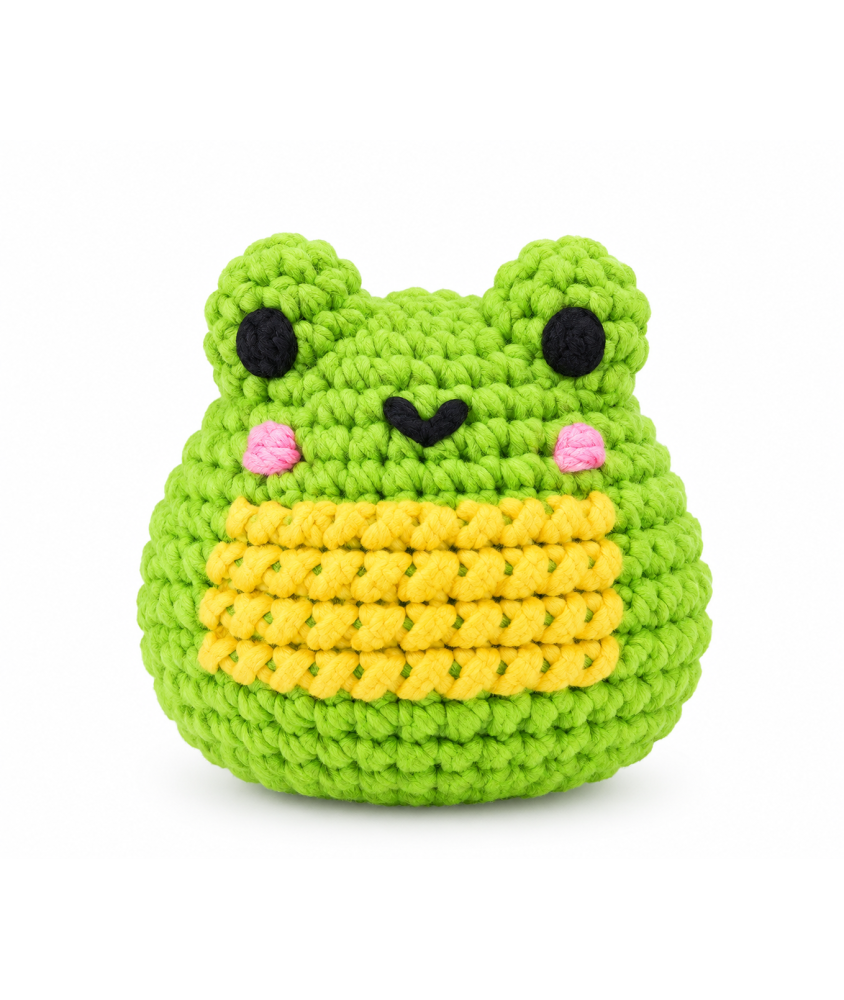 Kit crochet amigurumi Archie la grenouille - DMC