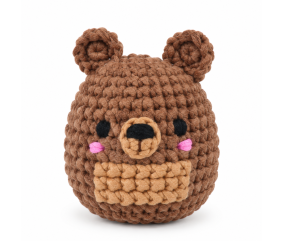 Kit crochet amigurumi Oscar l'ours - DMC