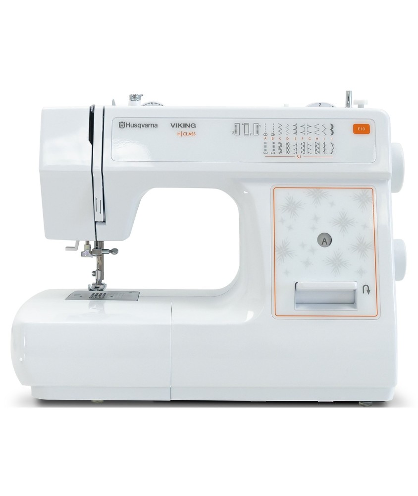 Machine à coudre Husqvarna Viking H CLASS E10 sur fond blanc