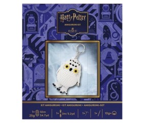 Kit crochet amigurumi porte-clés Hedwige - Harry Potter - DMC