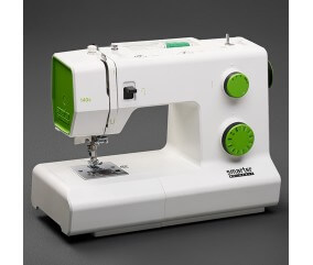 Machine à coudre Pfaff Smarter 140S vue de trois quarts