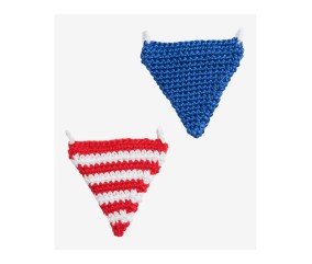 Patron amigurumi Bunting Flags (drapeaux) DMC - modèle à télécharger