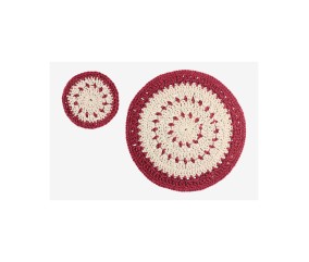 Patron crochet Dessous de verre et sets de table DMC - modèle à télécharger
