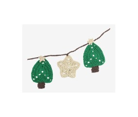 Patron crochet Guirlande de Noël DMC - modèle à télécharger