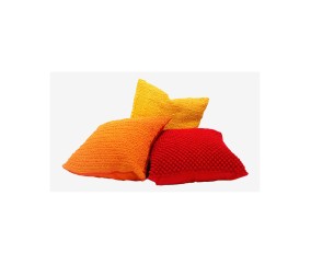 Patron crochet Housse de coussin jaune DMC - modèle à télécharger
