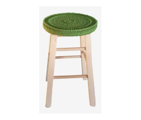 Patron crochet Housse de tabouret DMC - modèle à télécharger