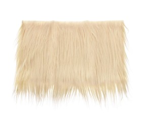 Tissu peluche à poils longs crème 20 x 35 cm Rico Design