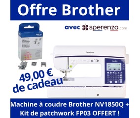 Machine à coudre Innov-Is NV1850Q - Brother - Garantie 3 ans Kit de patchwork FP03