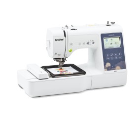 vue de face avec unité de broderie installée