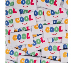 Etiquettes tissées Ikatee cool x 5