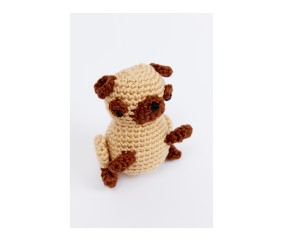 Patron crochet Chien carlin DMC - modèle à télécharger