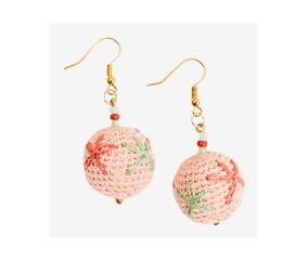 Patron crochet Boucles d'oreilles Sphères DMC - modèle à télécharger