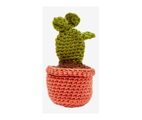 Patron crochet Opuntia microdasys DMC - modèle à télécharger