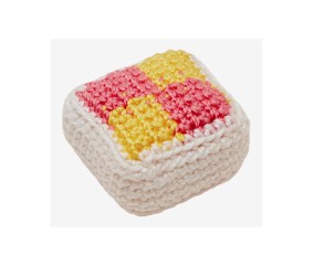 Patron crochet Gâteau de Battenberg DMC - modèle à télécharger