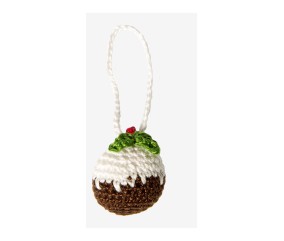 Patron crochet Pudding de Noël DMC - modèle à télécharger