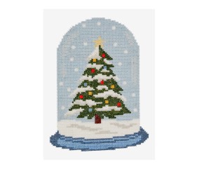 Grille point de croix Sapin de Noël DMC - modèle à télécharger