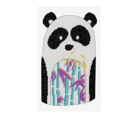 Grille point de croix Panda DMC - modèle à télécharger