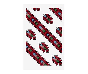 Grille point de croix Motif Ornemental Roumain motif DMC