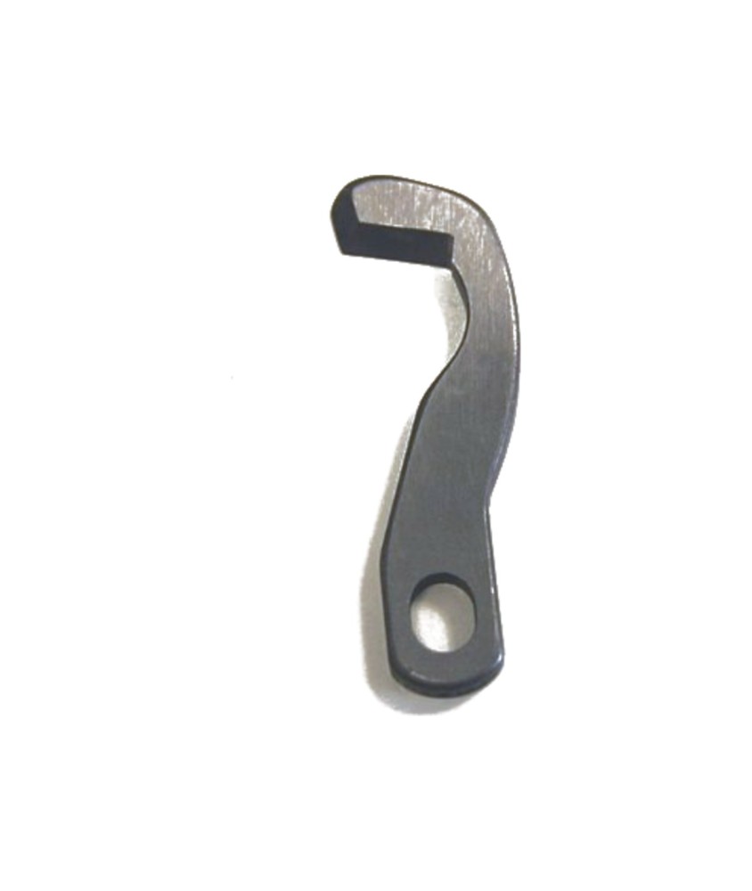 Couteau supérieur Brother XB1687001 - la lame coudée vue de face