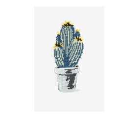 Grille point de croix Cactus du désert DMC - modèle à télécharger