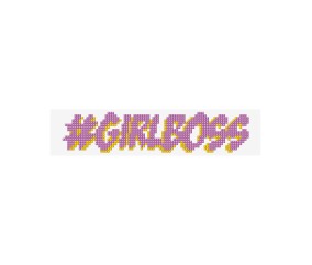 Grille point de croix Girl...