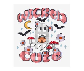 Grille point de croix Wicked Cute DMC - modèle à télécharger