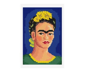Grille point de croix Le cadre de Frida Kahlo DMC