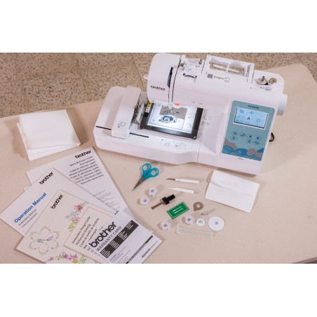 Accessoires et outils fournis avec la Brother M340e