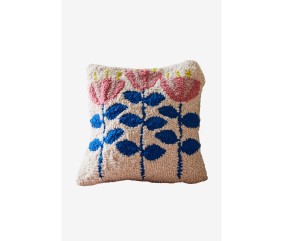 Patron punch needle Coussin carré DMC - modèle à télécharger