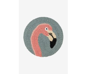 Patron punch needle Flamant Rose DMC - modèle à télécharger