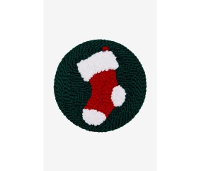Patron punch needle Chaussette de Noël DMC - modèle à télécharger
