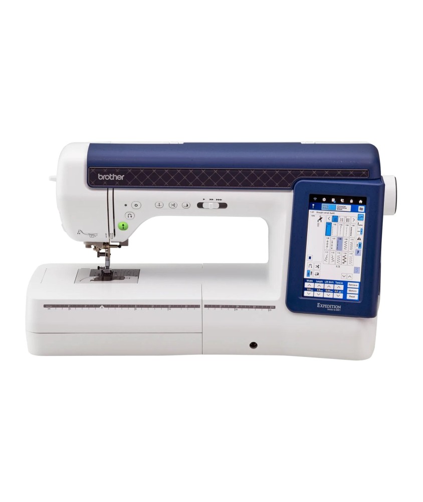 Brother Expedition BX1 - vue de face, machine à coudre et broder