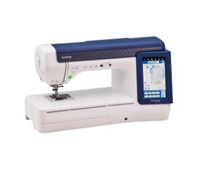 Brother Expedition BX1 - vue trois quarts en mode couture