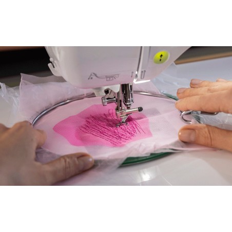Broderie en cours sur la Brother Expedition BX1