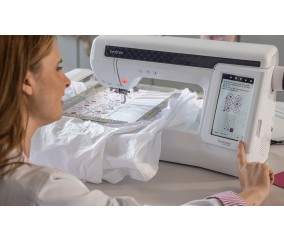 Brother Expedition BX1e - choix d'un motif sur l'écran tactile