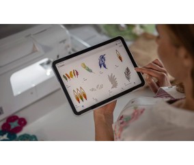 Brother Expedition BX1e - application Brother Artspira sur tablette