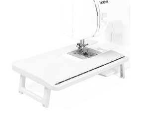 Table d'extension Brother WT9 - vue de dessus avec règle graduée