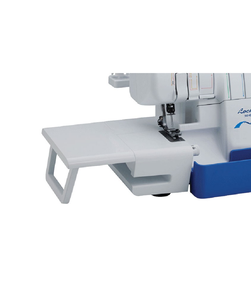 Table d'extension Brother SERGERWT2 - montée sur une surjeteuse Brother 2104D