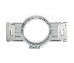 Cadre à broder rond Brother PRPRF100 - diamètre 10 cm sur fond blanc